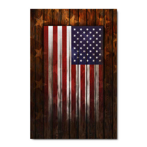 60024 American Flag, Acrylic Glass Art
