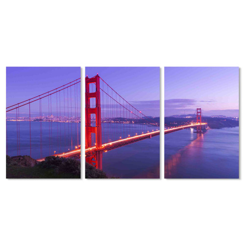20024-33 Golden Gate Bridge, Acrylic Glass Art