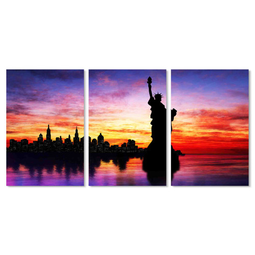 20205-33 Statue of Liberty, Acrylic Glass Art