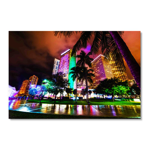 20175 City Nightlife, Acrylic Glass Art