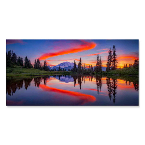 39269 02 Red Clouds, Acrylic Glass Art