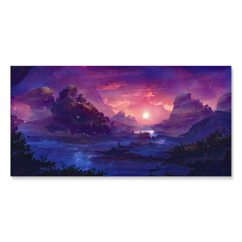 39244 02 Purple Skies, Acrylic Glass Art