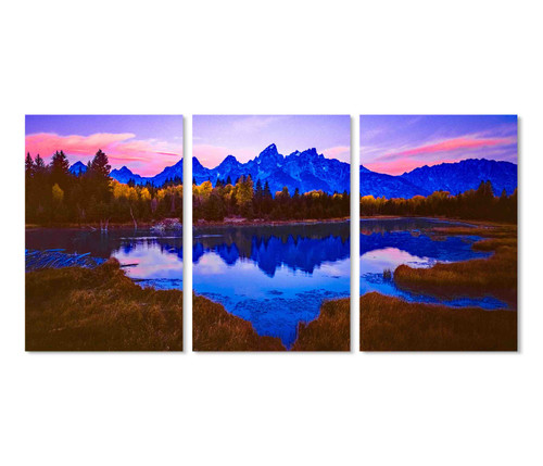39255-33 Blue Mountains, Acrylic Glass Art
