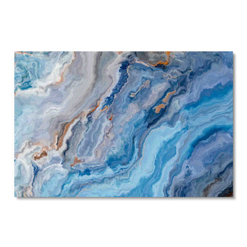 31510 Blue Marble, Acrylic Glass Art