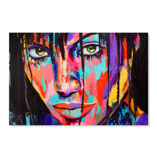 55123 Dripping Color, Acrylic Glass Art