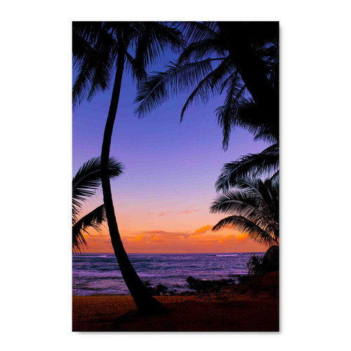 10376 Purple Sunset, Acrylic Glass Art