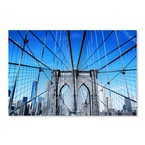 20487 Inside Brooklyn Bridge, Acrylic Glass Art