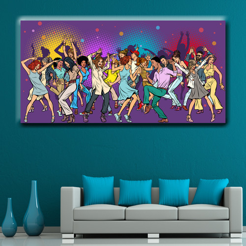 25000-02 THE PARTY , Acrylic Glass Art