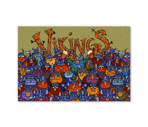 71034 Vikings, Acrylic Glass Art