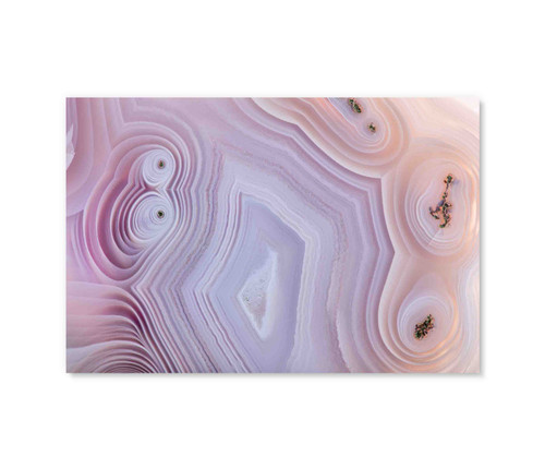 31130 Pink Geode, Acrylic Glass Art