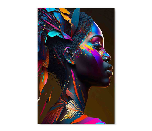 14110 Rainbow Woman, Acrylic Glass Art