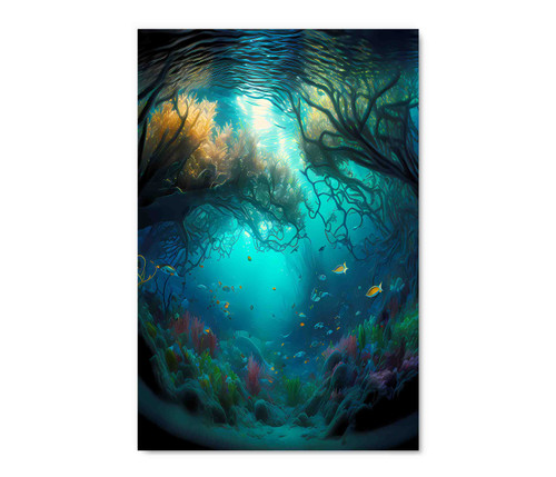 50048 Below the Sea, Acrylic Glass Art