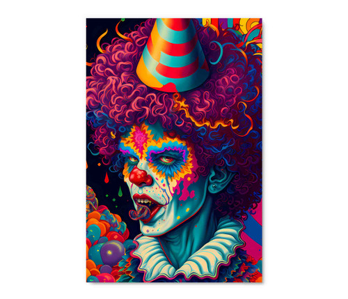 65047 Party Clown, Acrylic Glass Art