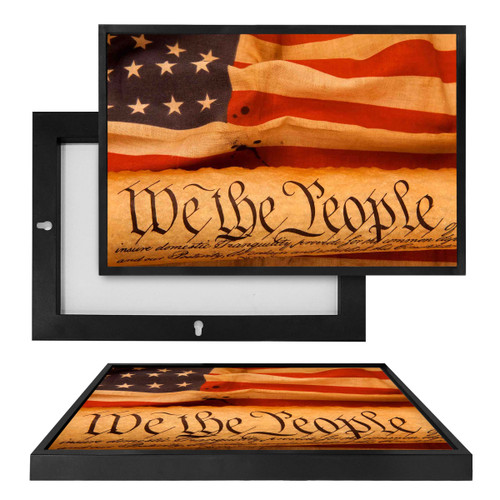 MINI60025 We The People, Framed UV Poster Board