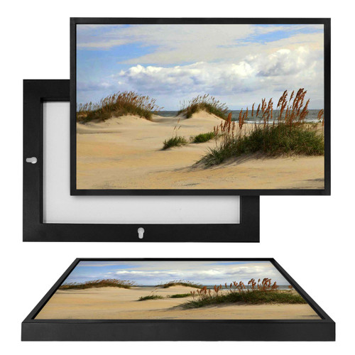 MINI11047 Sand Hills, Framed UV Poster Board