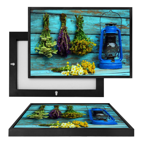 MINI15122 Picked Flowers, Framed UV Poster Board