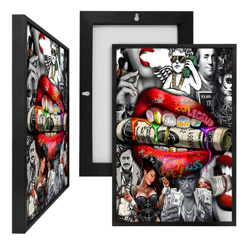 MINI73006 Gangsta, Framed UV Poster Board