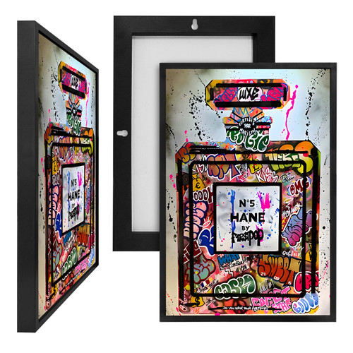 MINI73013 Graffiti Perfume, Framed UV Poster Board