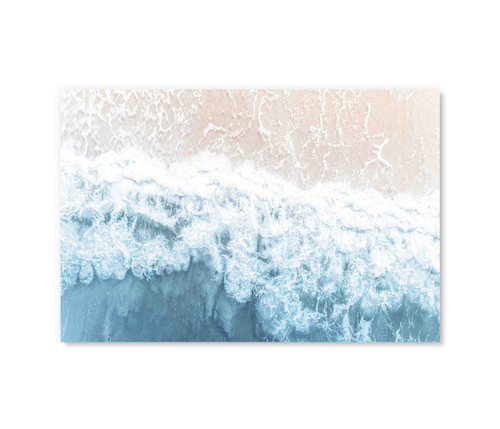 73525 Watercolor Sea Foam, Acrylic Glass Art