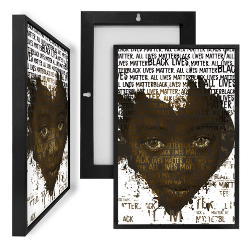 MINI14220GL Black Lives Matter, Framed UV Poster Board