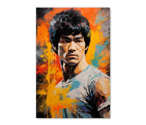 73089 Bruce Lee, Acrylic Glass Art