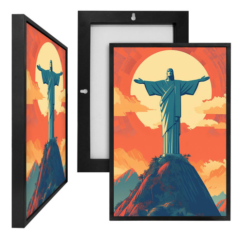 MINIJESUSA Cristo Redentor, Framed UV Poster Board