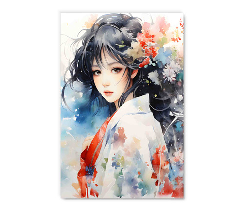 73541B Anime Girl, Acrylic Glass Art