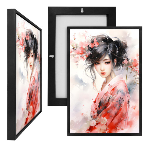 MINI73541C Anime Girl, Framed UV Poster Board