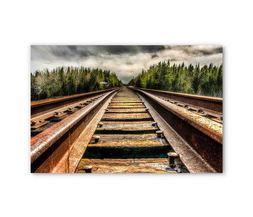 39110 Train Tracks, Acrylic Glass Art