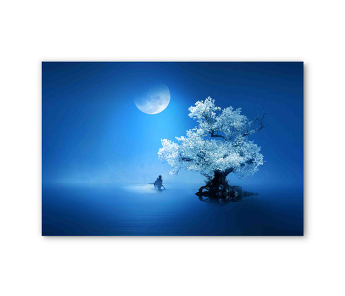 39158 Blue Moonlight, Acrylic Glass Art