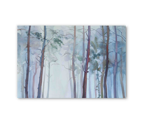 39217 Watercolor Forest, Acrylic Glass Art
