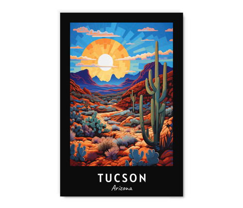 73577B Tucson Arizona, Acrylic Glass Art