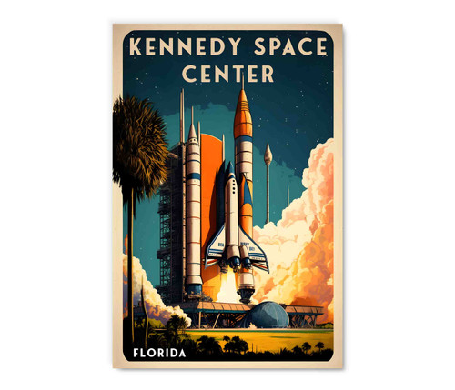 73598 Kennedy Space Center, Acrylic Glass Art