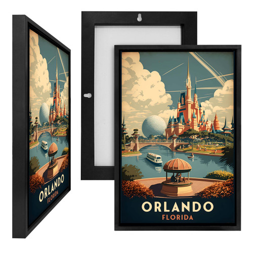 MINI73600 Orlando Disney, Framed UV Poster Board