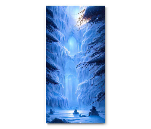 39187-02 Ice Cave, Acrylic Glass Art