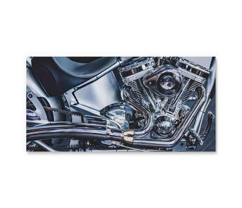 28006-02 Motorcycle Engine, Acrylic Glass Art