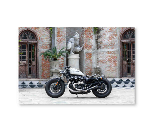 28044 Harley Motorcycle, Acrylic Glass Art