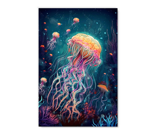 73679 Jellyfish, Acrylic Glass Art
