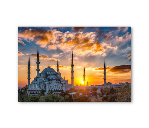 91425 The Blue Mosque, Acrylic Glass Art