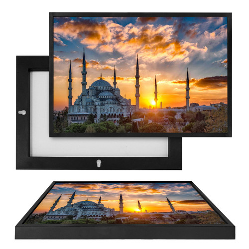 MINI91425 The Blue Mosque, Framed UV Poster Board
