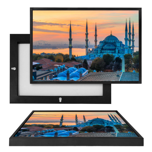 MINI91471 The Blue Mosque, Framed UV Poster Board
