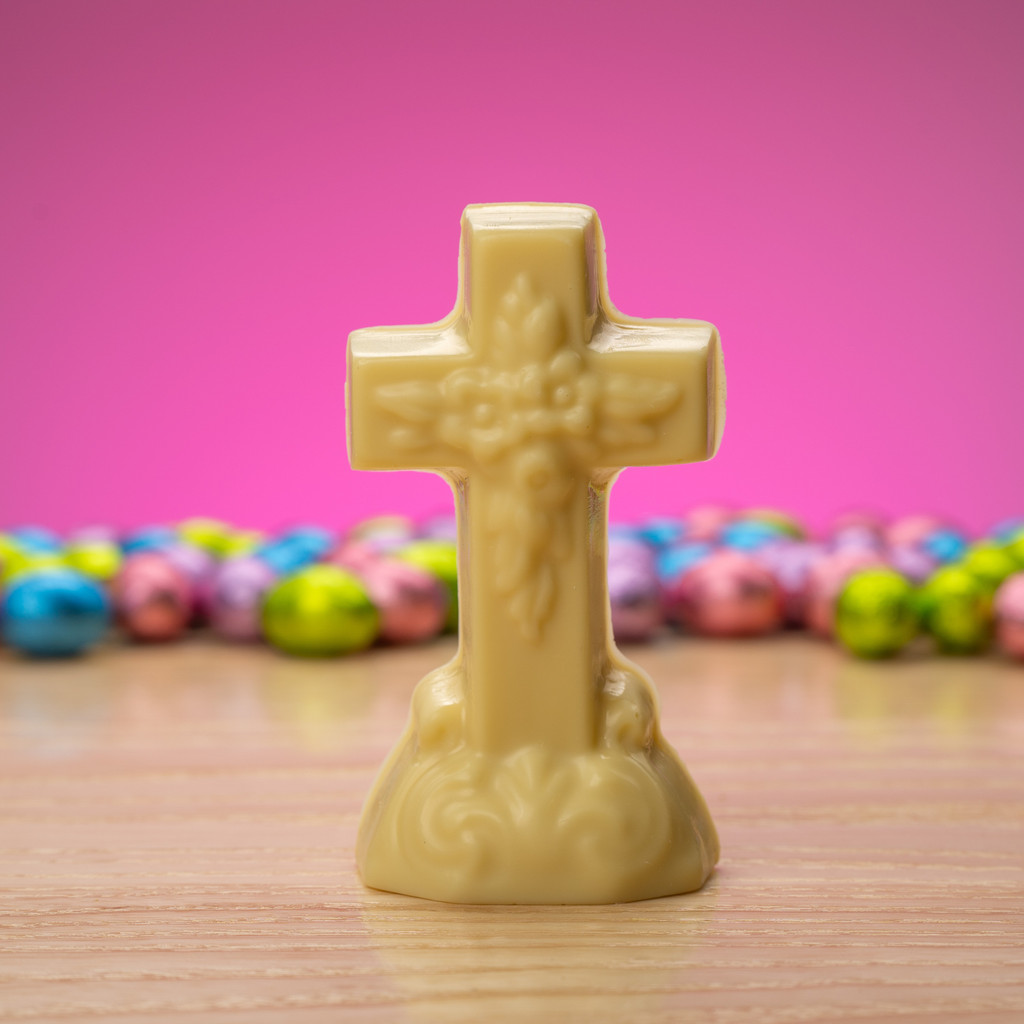 solid white chocolate cross #75
