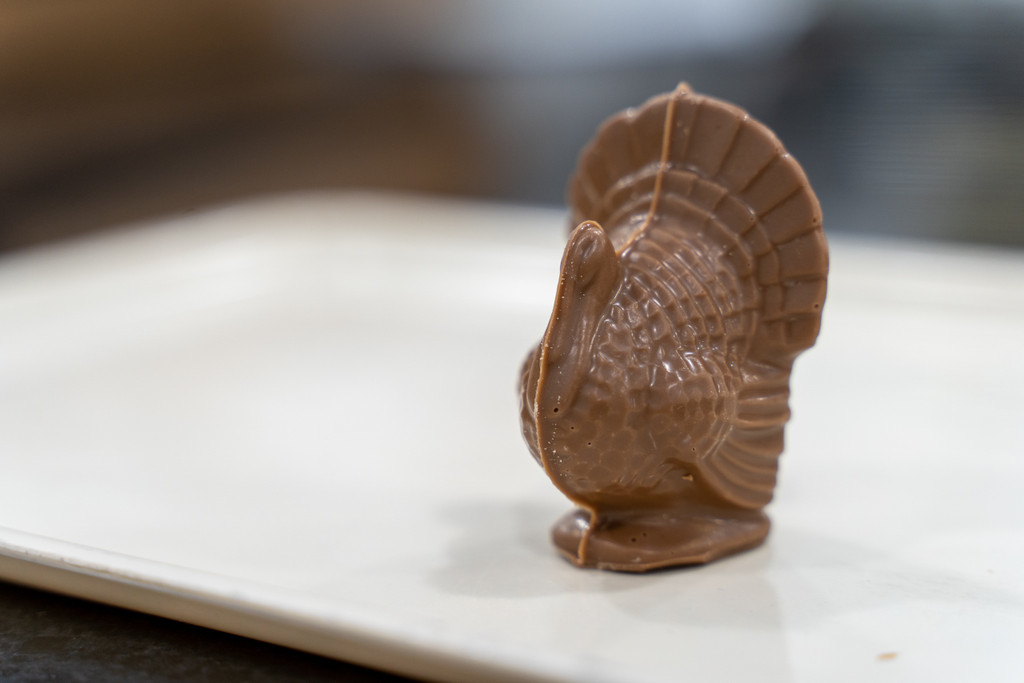solid milk chocolate turkey
