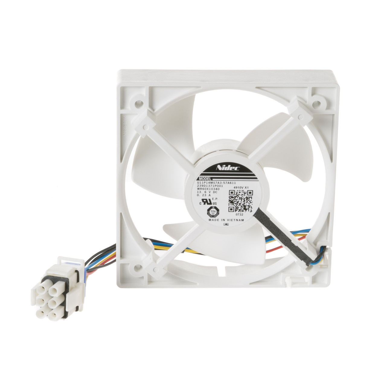 Refrigerator freezer fan motor DC evaporator - WR60X10340 - Cafe