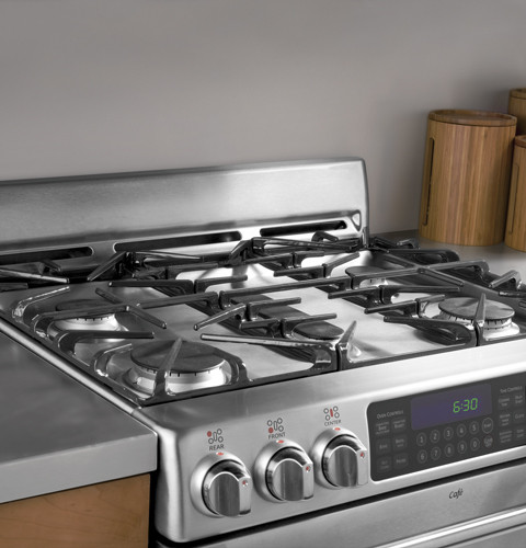 Gas range add on backsplash - JXS80SS - Cafe Appliances