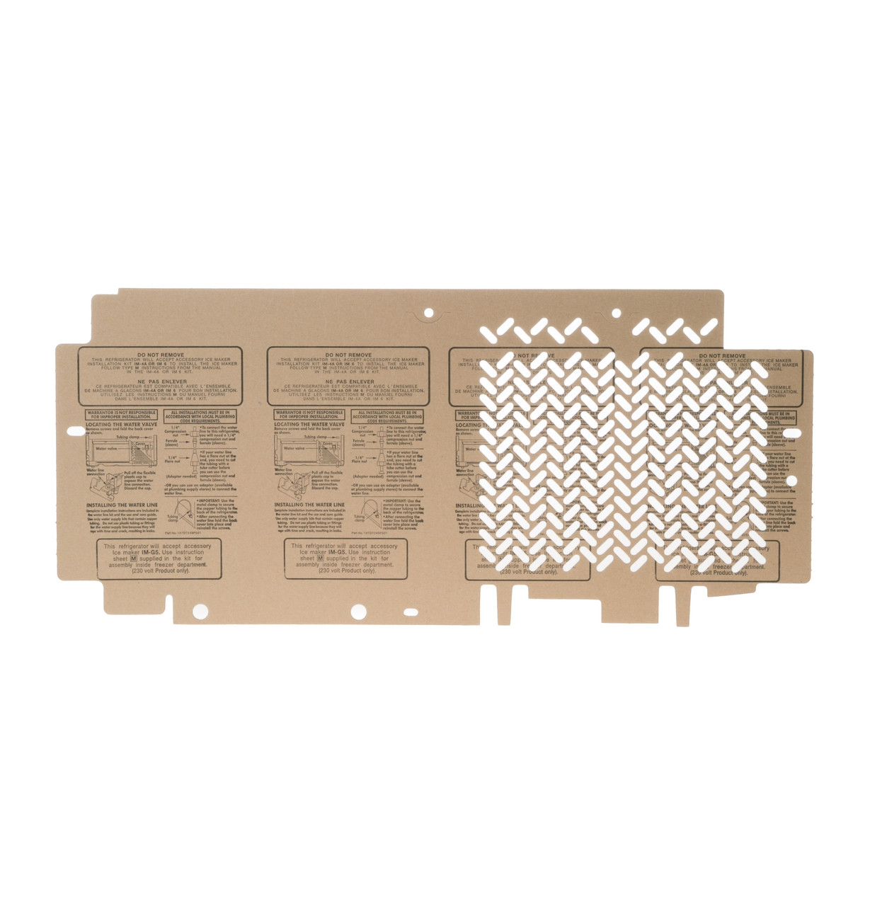 REFRIGERATOR ACCESS PANEL - WR82X10111 - Cafe Appliances