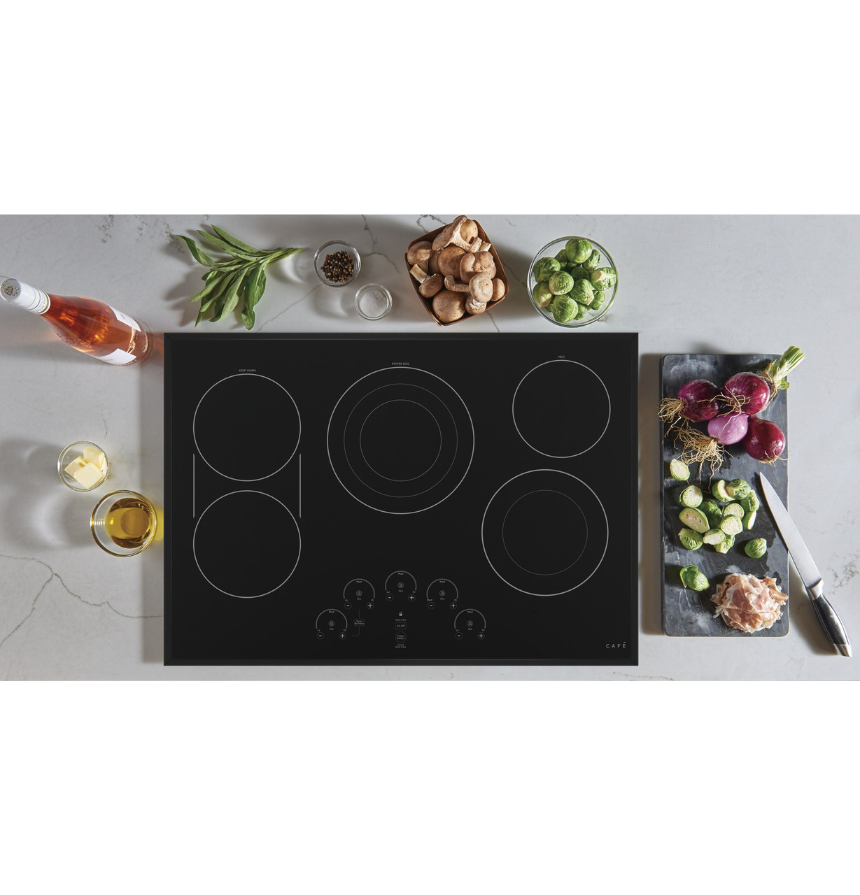 Café™ 30 Touch-Control Electric Cooktop - CEP90301NBB - Cafe Appliances