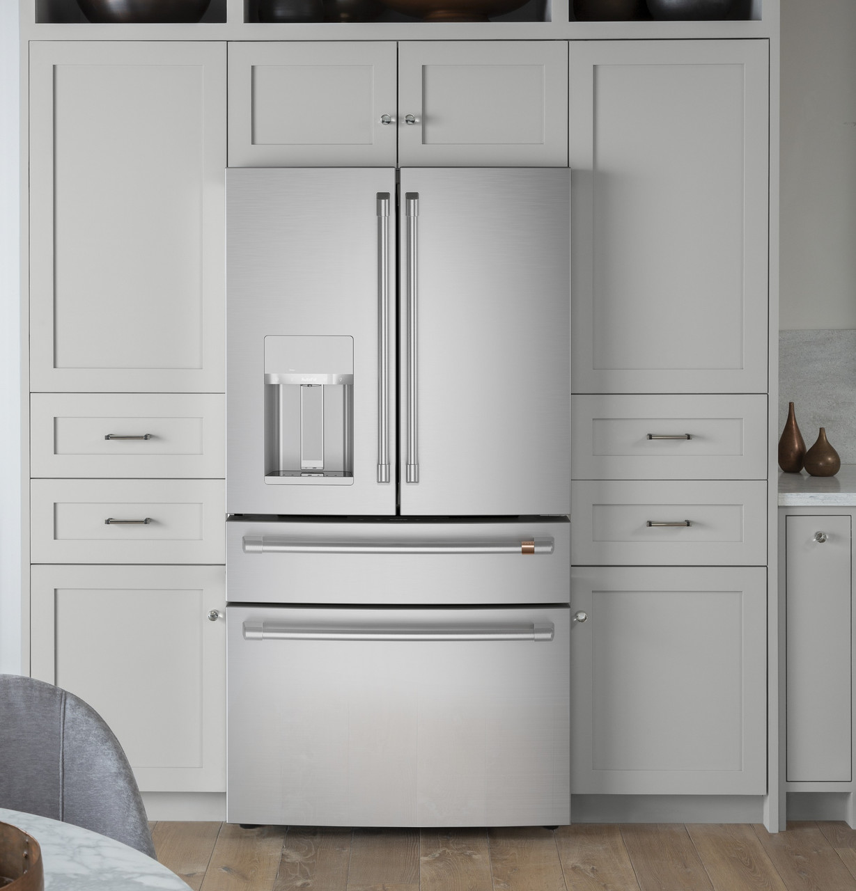 Café™ ENERGY STAR® 27.8 Cu. Ft. Smart 4-Door French-Door Refrigerator -  CVE28DP4NW2 - Cafe Appliances