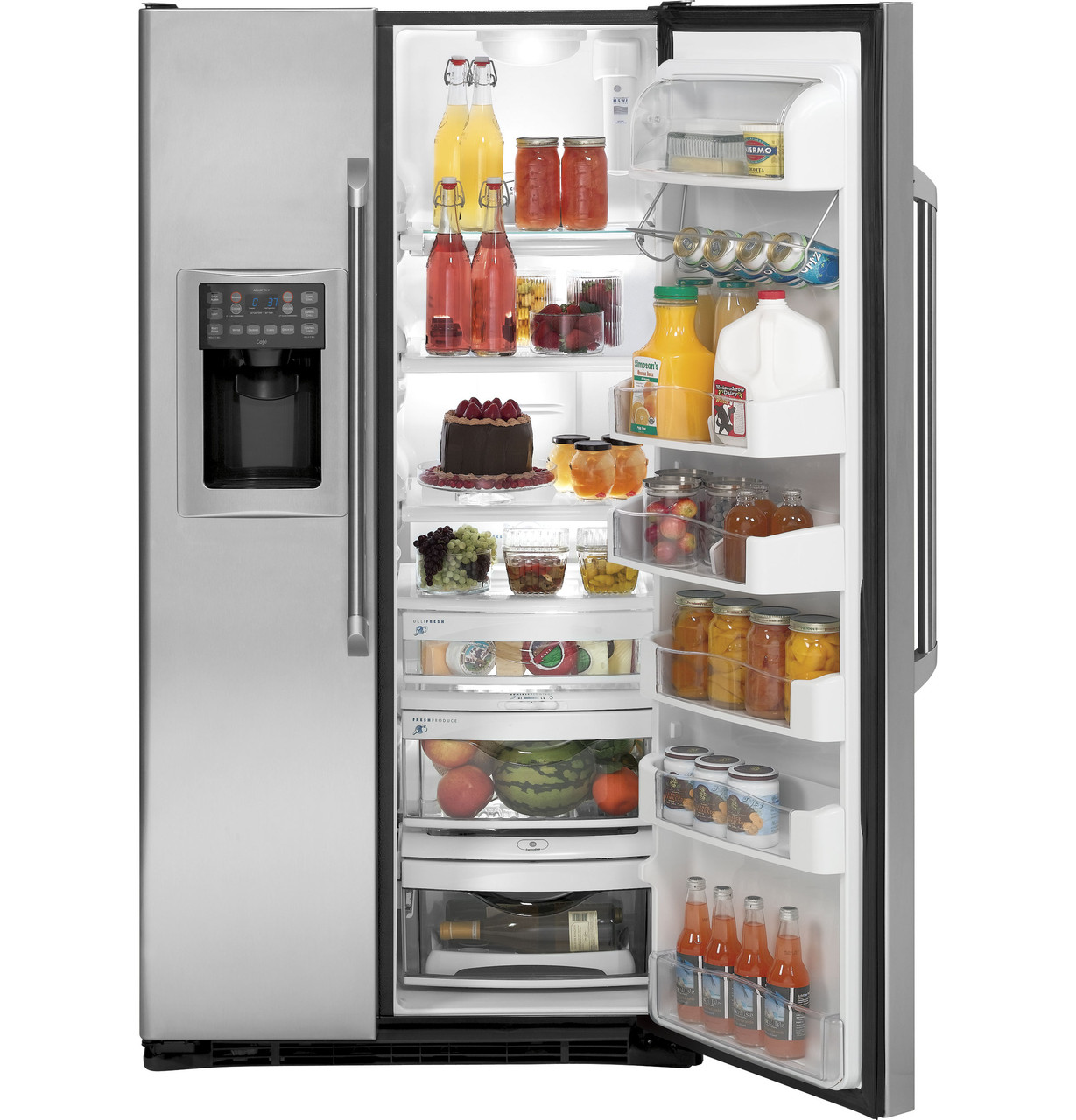GE Café™ Series 24.6 Cu. Ft. Counter-Depth Side-by-Side