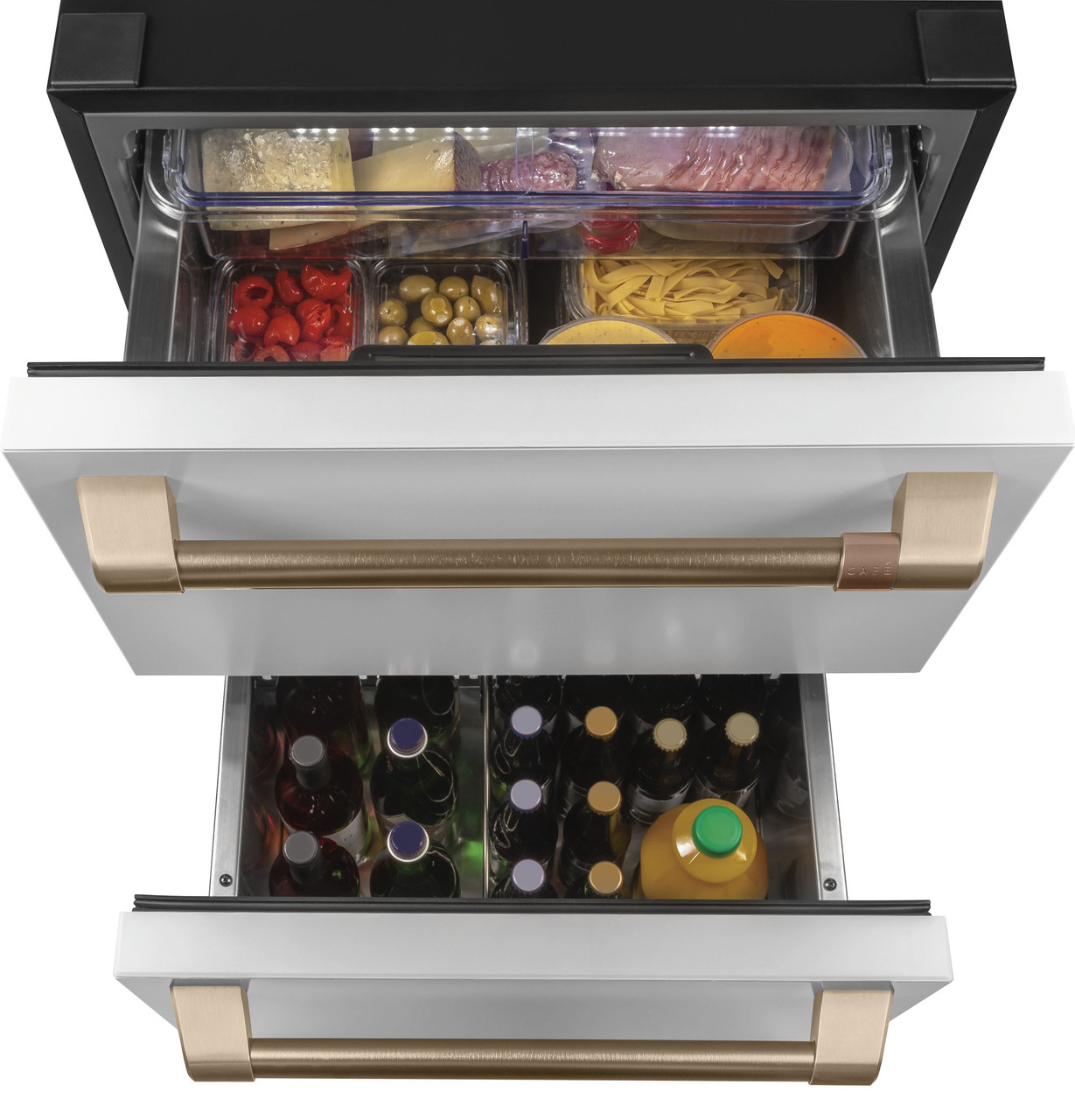 Cafe 24 in. Built-In 5.7 cu. ft. Refrigerator Drawer - Stainless
